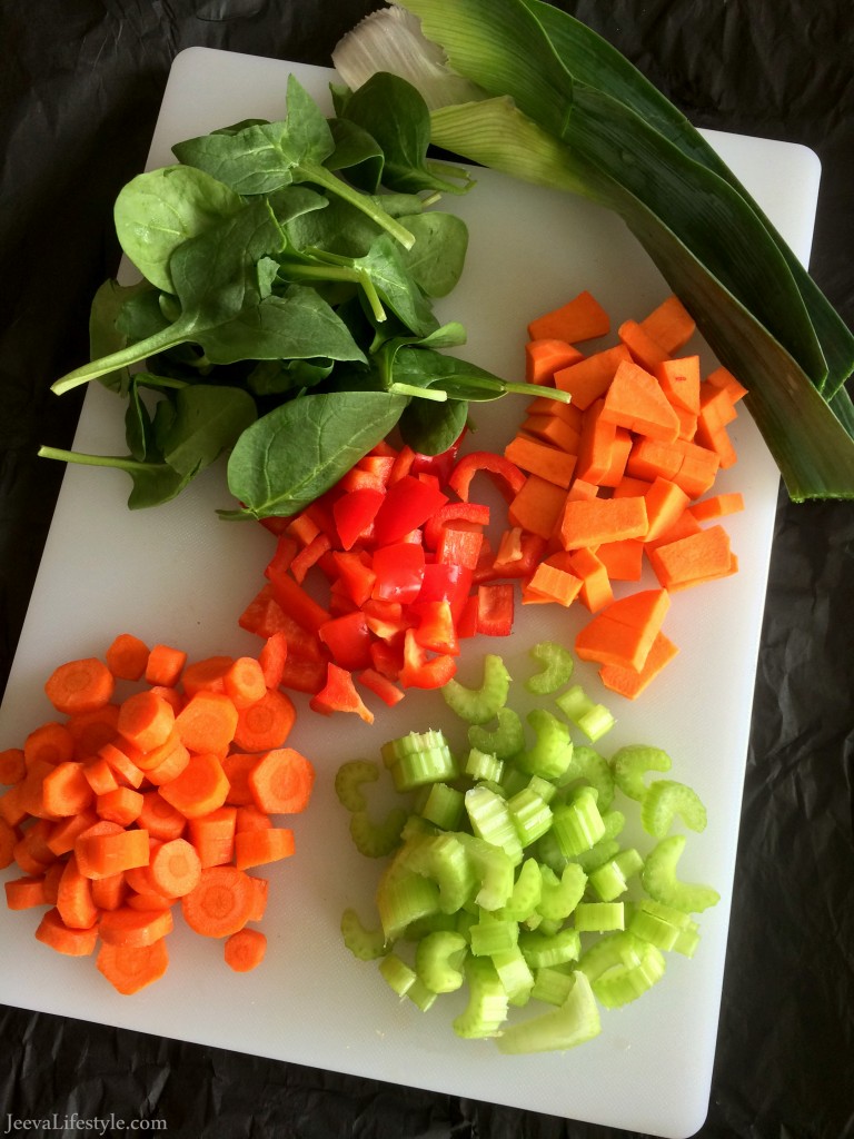 (2) Ayurvedic Minestrone (veggies)